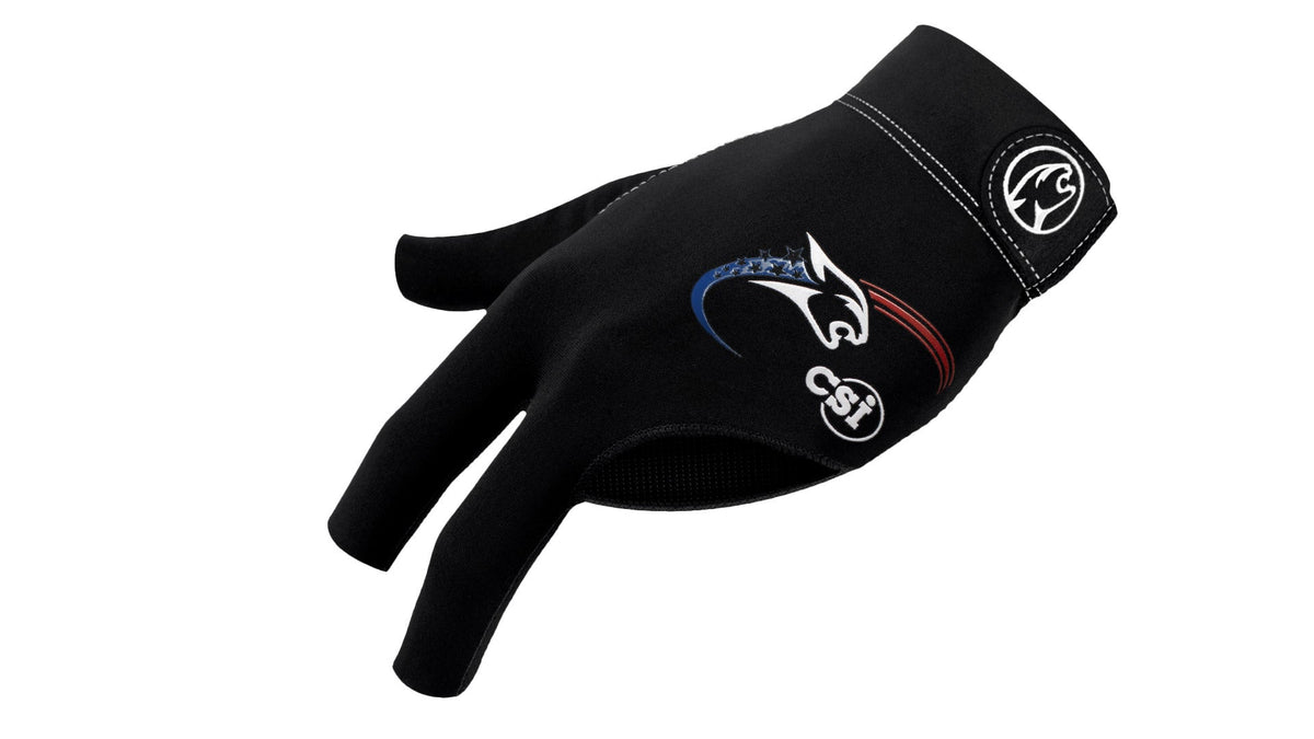 Predator Second Skin Billiard Glove - Black/Yellow - Left Hand - S/M