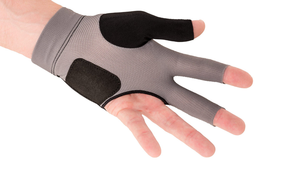Predator Second Skin Black/Grey Billiard Glove - Left Hand