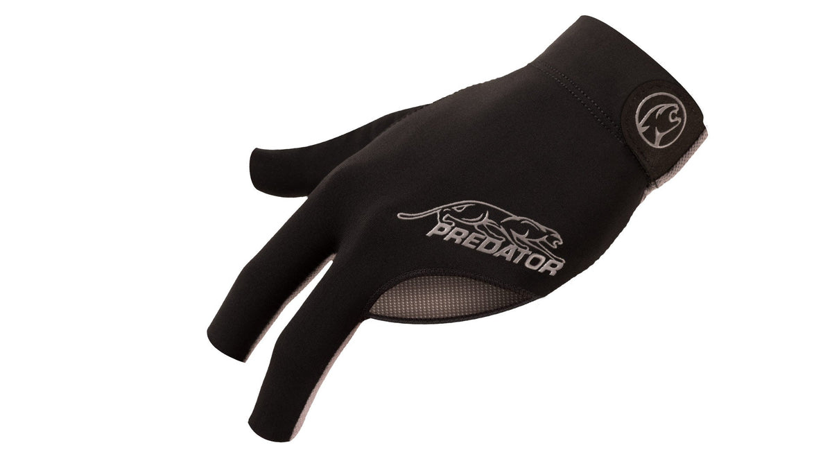 Predator Second Skin Billiard Glove - Black/Grey - Left Hand - XXL