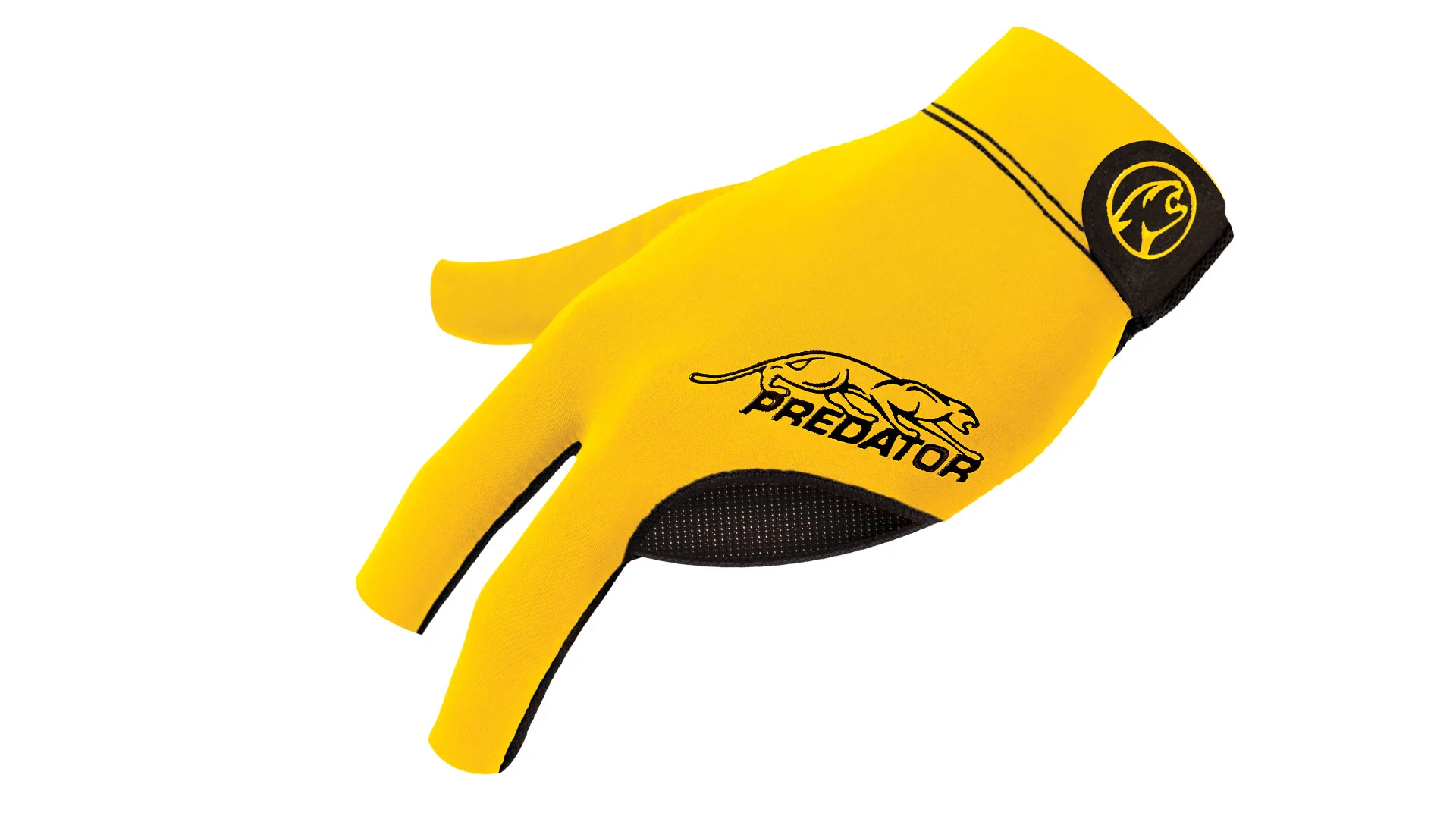 Predator Second Skin Billiard Glove - Yellow/Black - Left Hand - L/XL